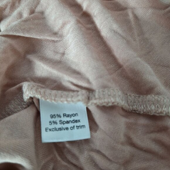 Saks Fifth Avenue RED Pink Drape Blouse Top Small - Picture 5 of 6